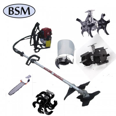 52CC 2-Stroke Backpack Multi function brush cutter include pole saw pole trimmer and water pump