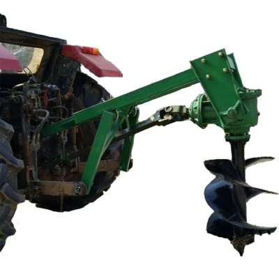 China top quality Best price 4 wheel tractor mounted hole digger Tractor with Auger