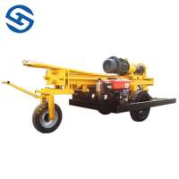 Cheap price air compressor pneumatic water well drilling rig machine for sale