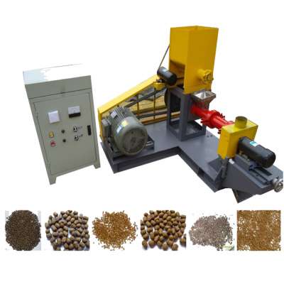 Diesel engine Small Animal Pet Catfish Shrimp Food Making Extruder Floating Fish Feed Pellet Machine